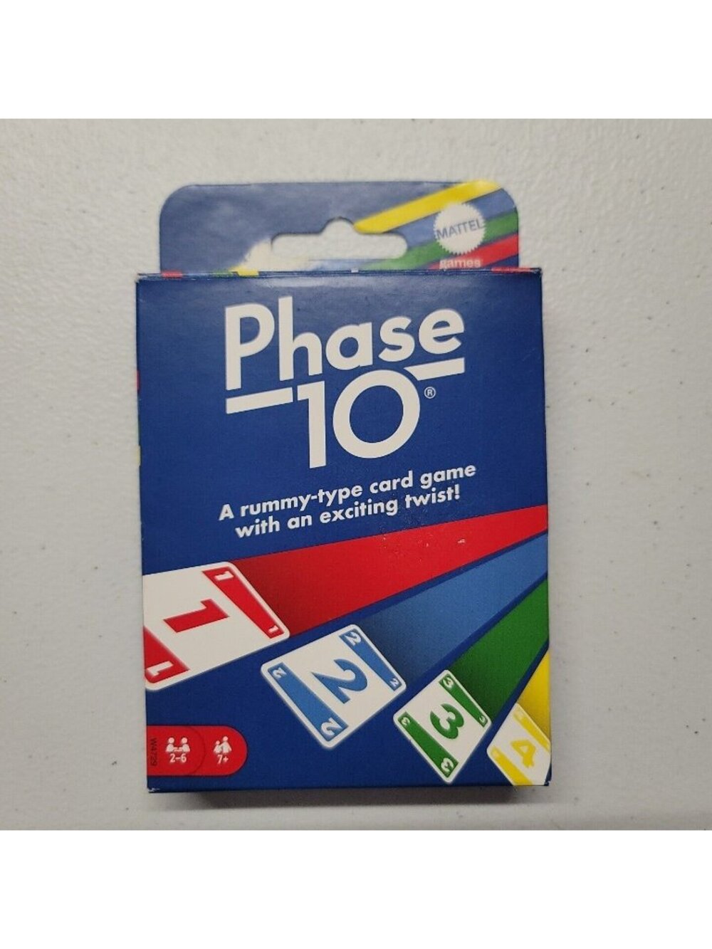 Mattel Phase 10 Card Game With Instructions A Rummy Type Game With A Twist
